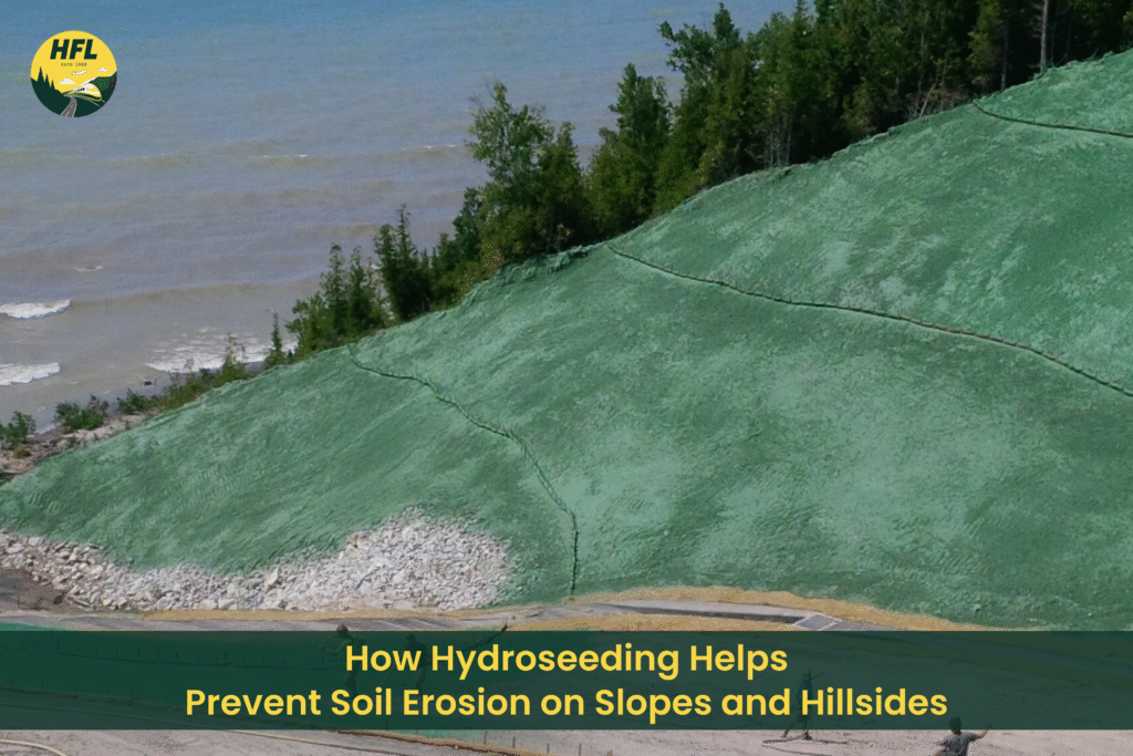 How Hydroseeding Helps Prevent Soil Erosion on Slopes and Hillsides