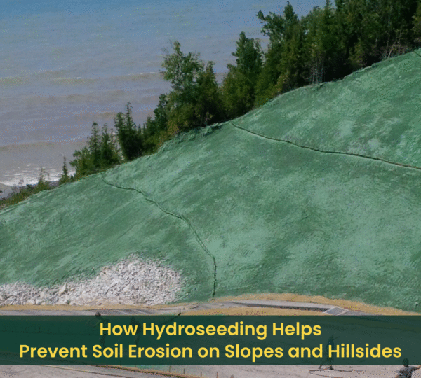 How Hydroseeding Helps Prevent Soil Erosion on Slopes and Hillsides