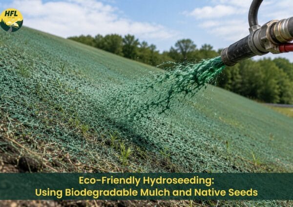Eco-Friendly Hydroseeding: Using Biodegradable Mulch and Native Seeds